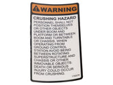 1702278 Decal, (Crush Hazard) | JLG